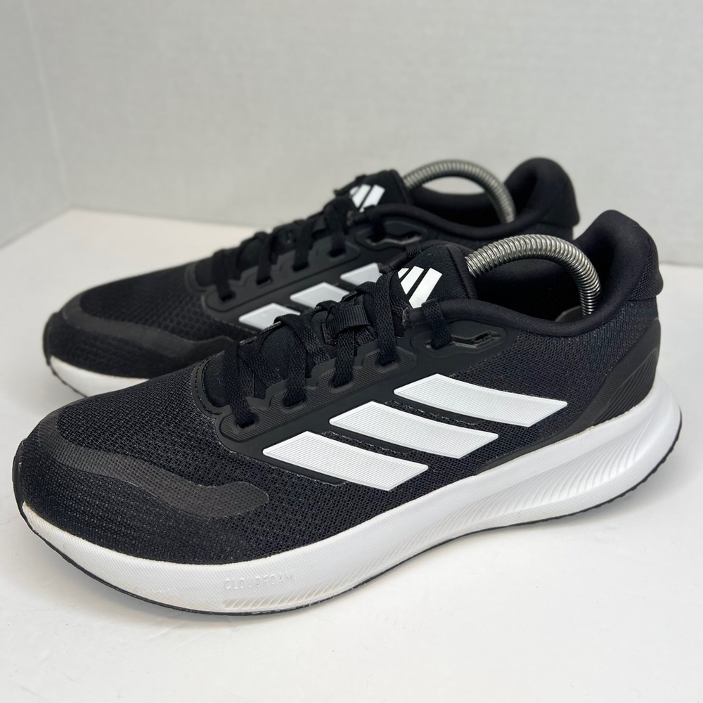 ADIDAS RUNFALCON 5 Women’s Running Shoes Black/White Size 9 IH7759 XLNT No Box